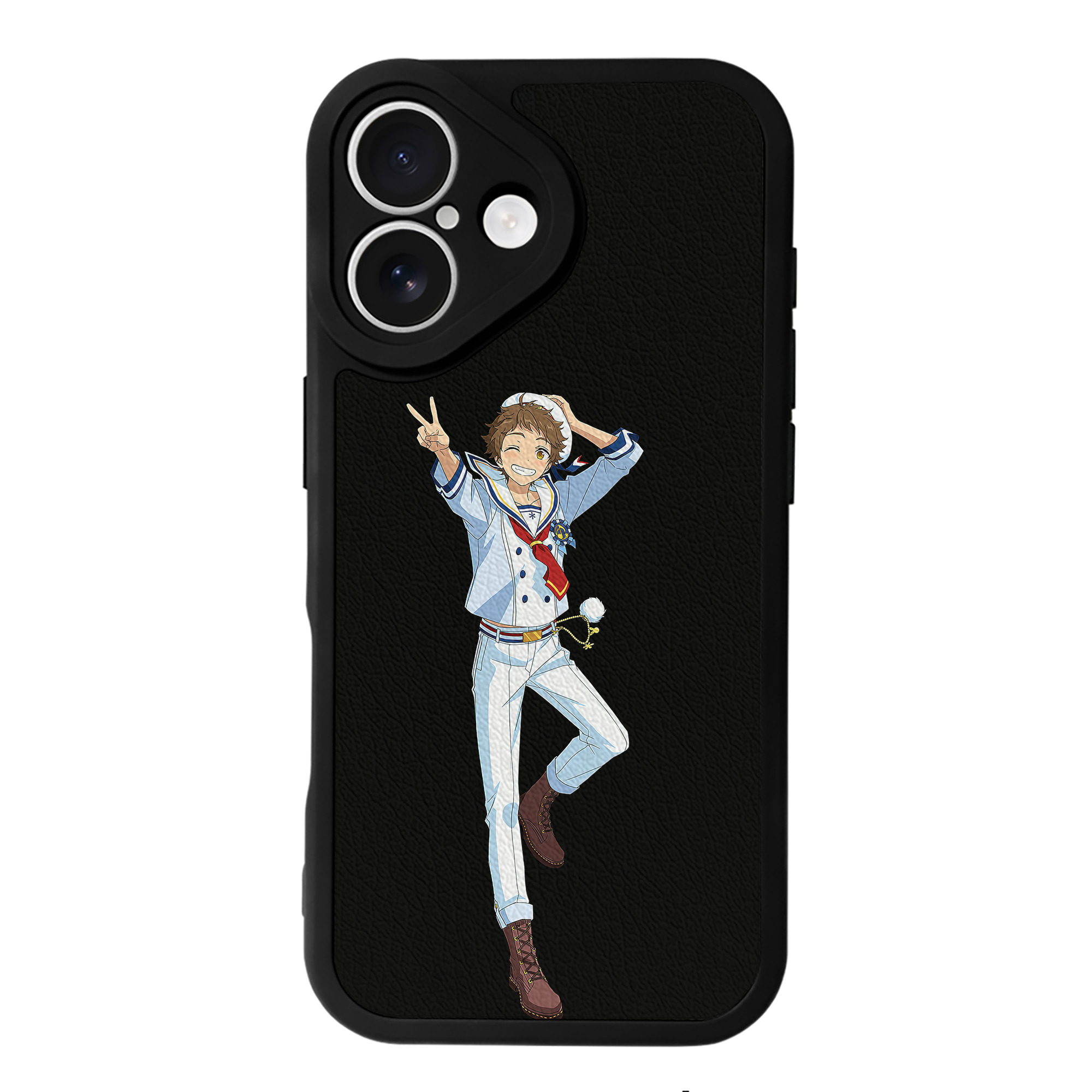 （画像用） あんさんぶるスターズ! Ensemble Stars 【iPhone 16シリーズ対応】シリコンスマホケース（レザー調） 材質：シリコン